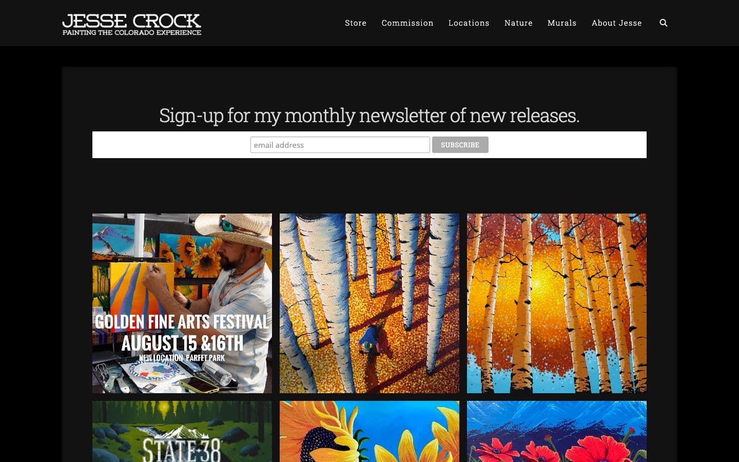 Jesse Crock Art website