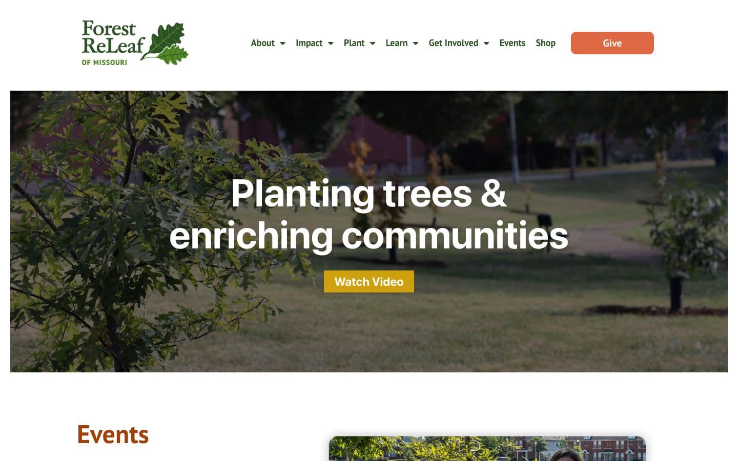 Forest ReLeaf website
