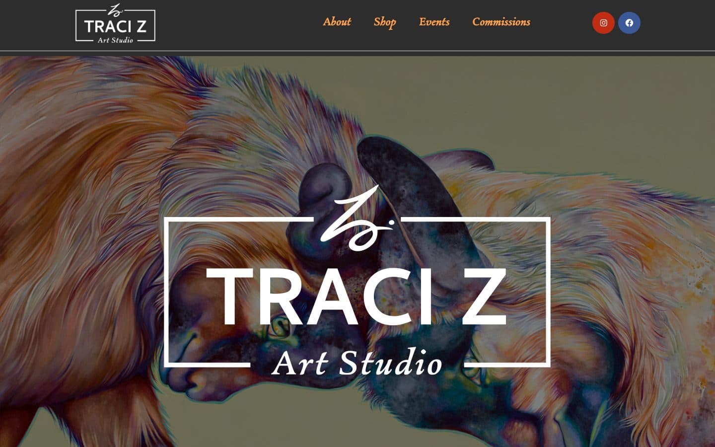 TraciZArt website