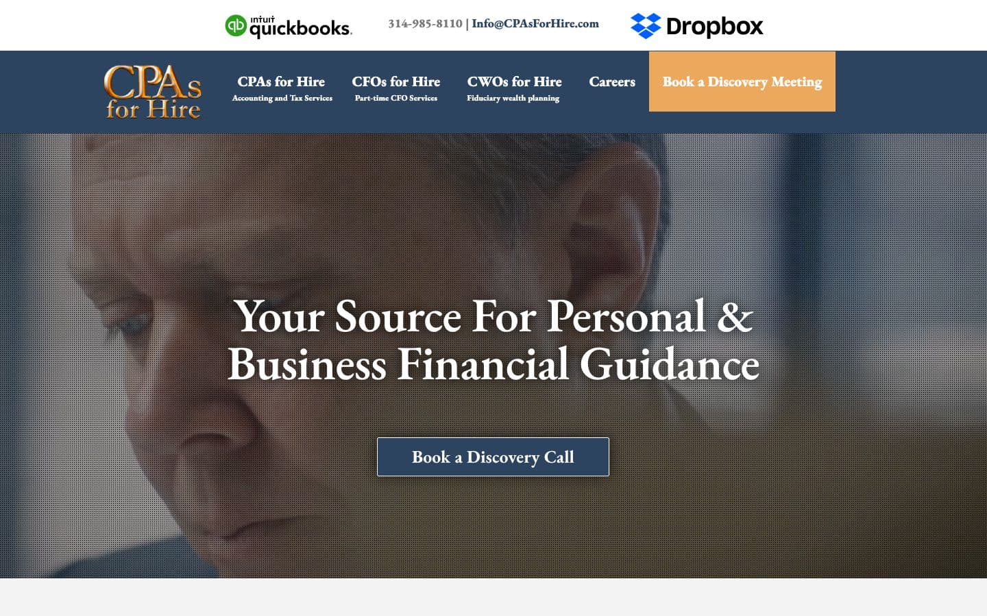 CPAs for Hire website