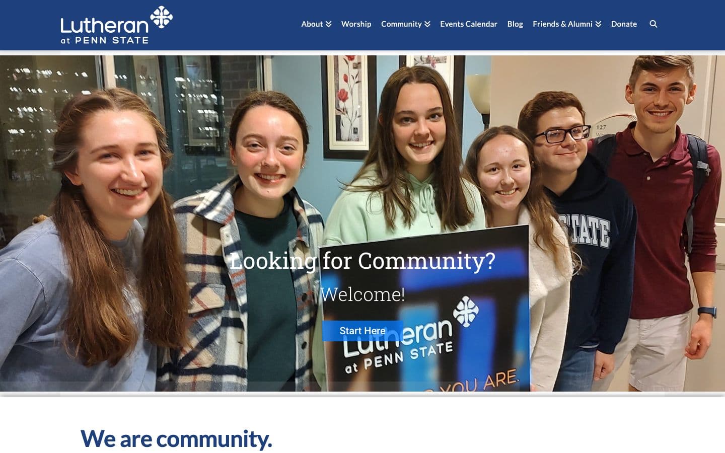 Lutheran at Penn State website