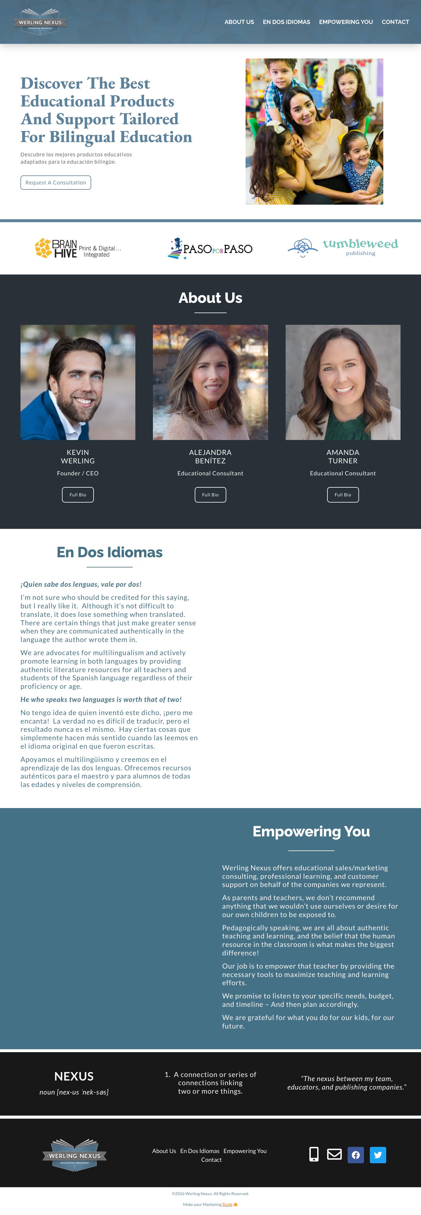 Werling Nexus full website design