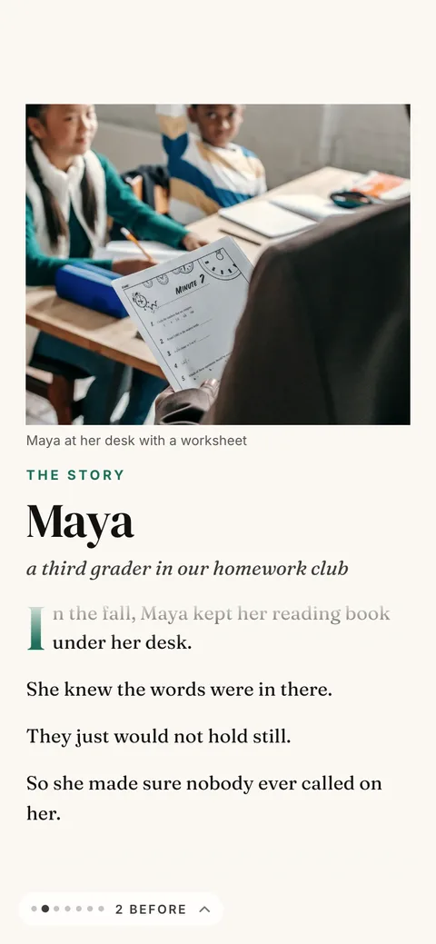 The sample report in the Magazine look