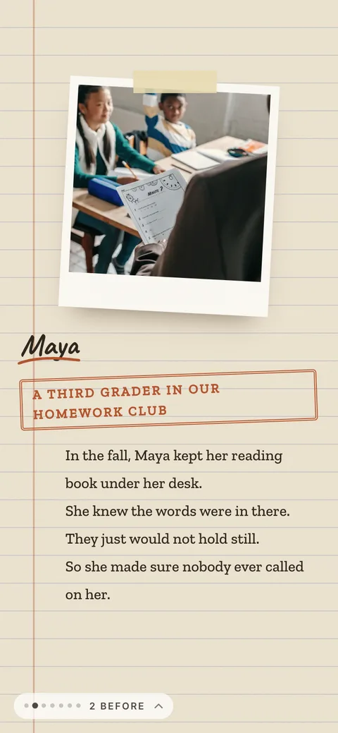The sample report in the Scrapbook look